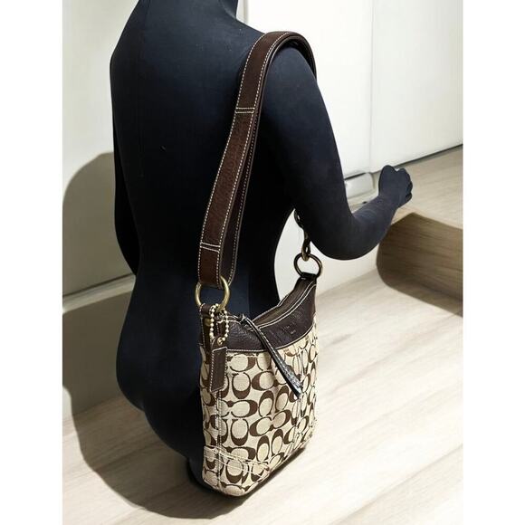 Y2K Coach 10402 Signature Duffle Bag - Picture 7 of 10